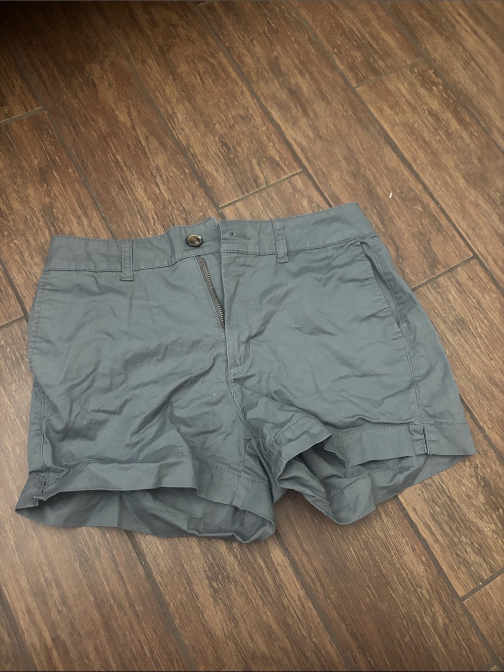 Gray Old Navy High-Rise Shorts